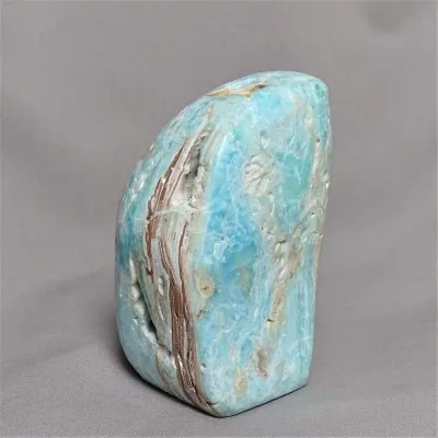 Aragonite blue polished 608g Afghanistan