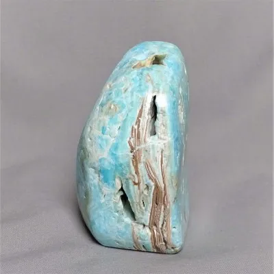 Aragonite blue polished 608g Afghanistan