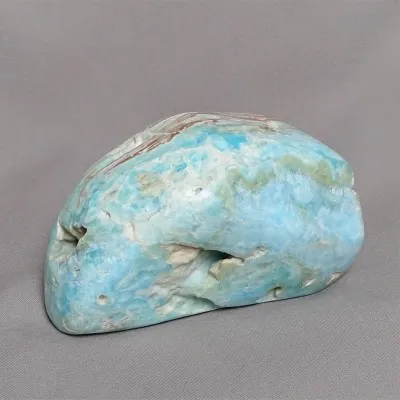 Aragonite blue polished 608g Afghanistan