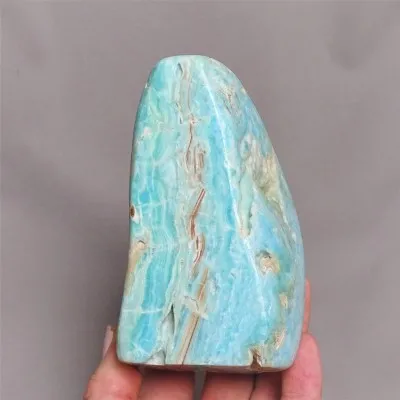Aragonite blue polished 608g Afghanistan