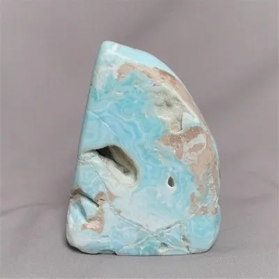 Aragonite blue polished 534g Afghanistan