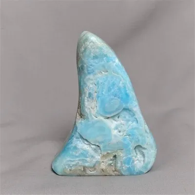 Aragonite blue polished 465g Afghanistan