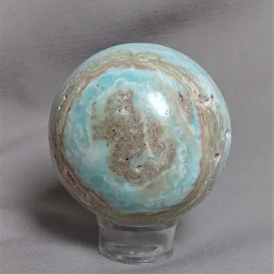 Aragonit modrý - koule 413g Afganistán