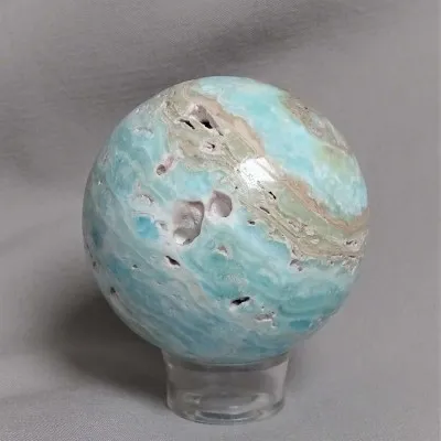 Aragonite blue - sphere 413g Afghanistan