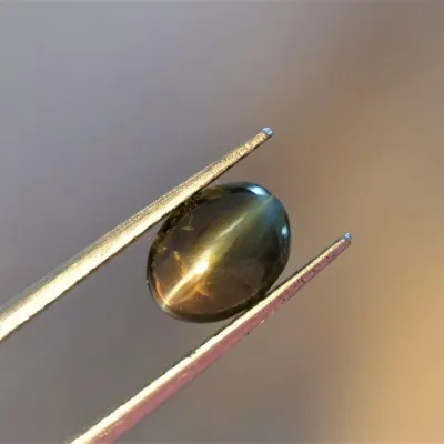 Alexandrite cat eye cabochon - 2.62 ct Sri Lanka GIA certificate