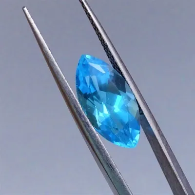 Topaz blue 6,16 ct, Sri Lanka