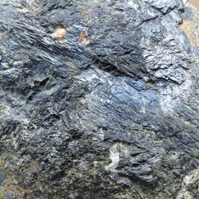 Nuummite polished plate 842g, Greenland, unique rare collection piece