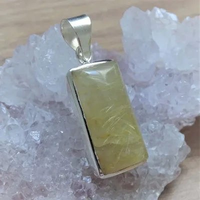 Sagenit Anhänger 10,4g, Brasilien