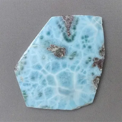 Larimar plát leštěný 93,1g, Dominikánská republika, TOP KVALITA