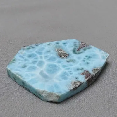 Larimar plát leštěný 93,1g, Dominikánská republika, TOP KVALITA