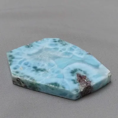 Larimar plát leštěný 93,1g, Dominikánská republika, TOP KVALITA