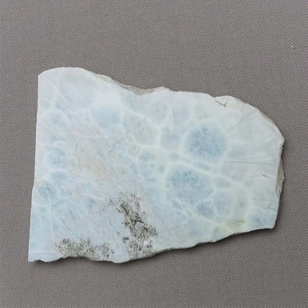 Larimar přírodní plát neleštěný 54,9g, Dominikánská republika
