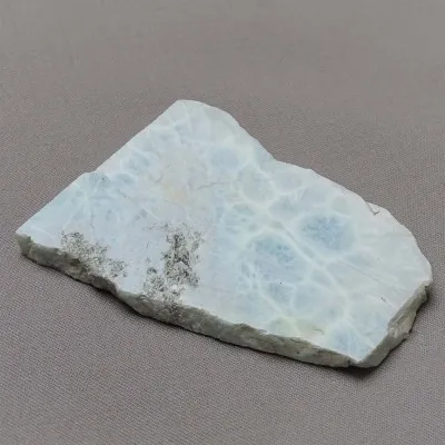 Larimar natural plate unpolished 54,9g, Dominican Republic