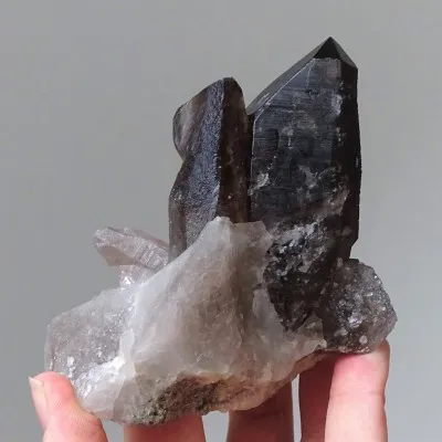 Smoky natural crystals 248g, Brazil