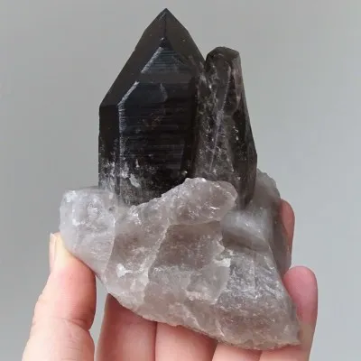 Smoky natural crystals 248g, Brazil