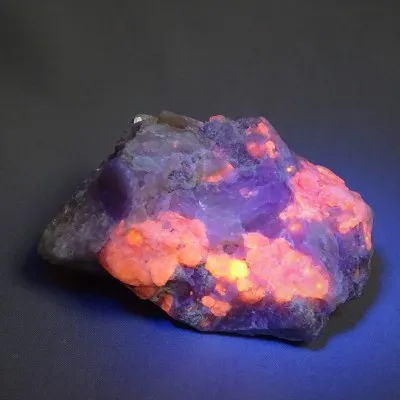 Hackmanit Rohmineral 460g, Afghanistan