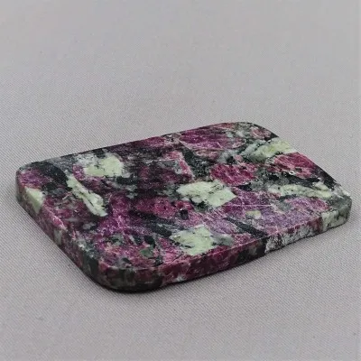 Eudialyte polished plate 50,6g, Russia