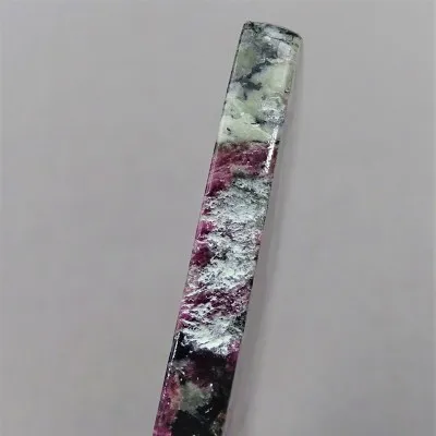 Eudialyte polished plate 50,6g, Russia