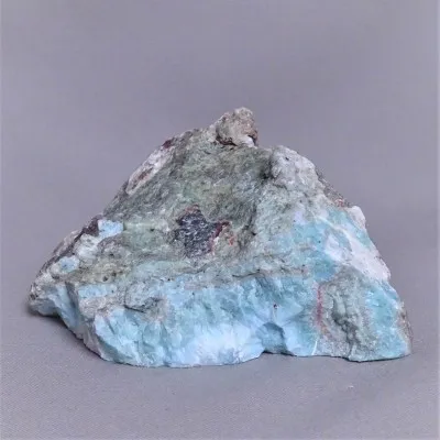 Larimar natürliches Rohmineral 390g, Dominikanische Republik