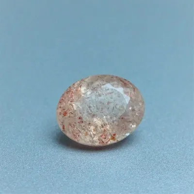 Sun stone cut 9,28ct, top quality GTL certificate