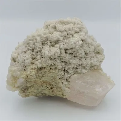 Morganit Naturkristall in Albit Sammlungsstück 612g, Afghanistan