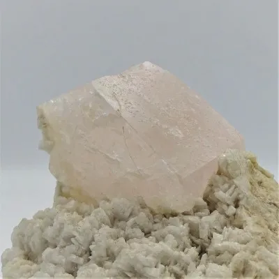Morganit Naturkristall in Albit Sammlungsstück 612g, Afghanistan