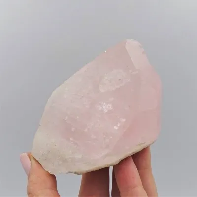 Morganite natural crystal collection piece 222g, Afghanistan