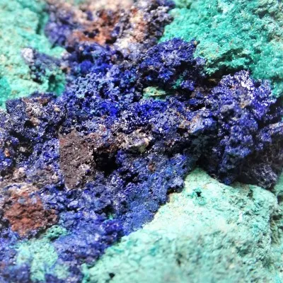 Azurite raw 775g, Morocco