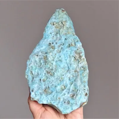 Aragonite natural blue 773g, Afghanistan