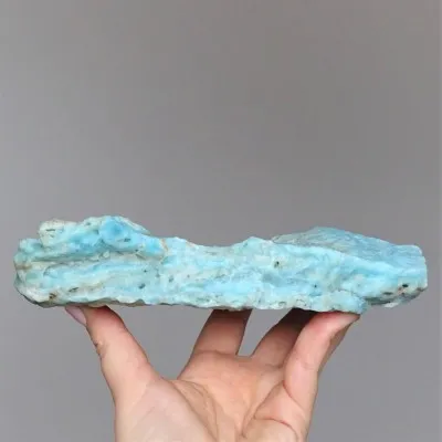 Aragonite natural blue 773g, Afghanistan