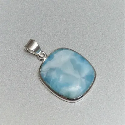 Larimar-Anhänger in Silber 12,4g, Dominikanische Republik