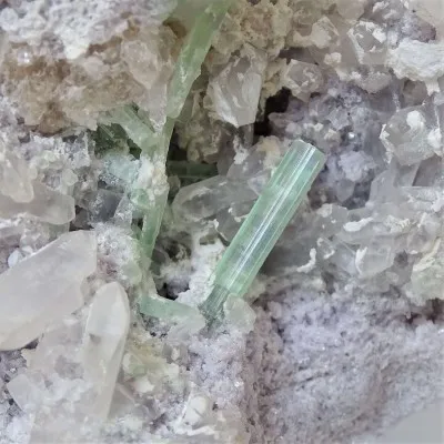 Pollucit/Pollucite vzácný sbírkový minerál 1822g, Afganistán