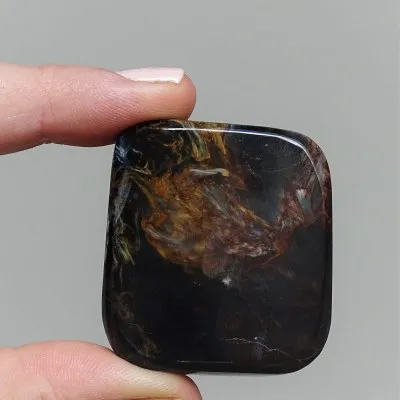Pietersite polished mineral in top quality 41,7g, Nambia