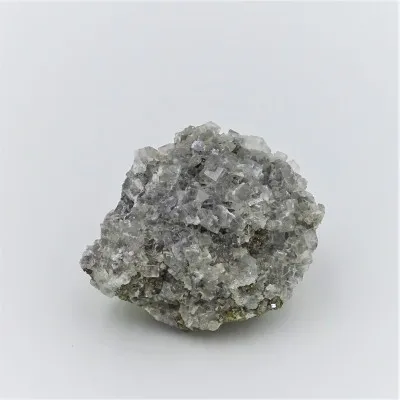 Fluorit s pyritem (Peru), sbírkový kus