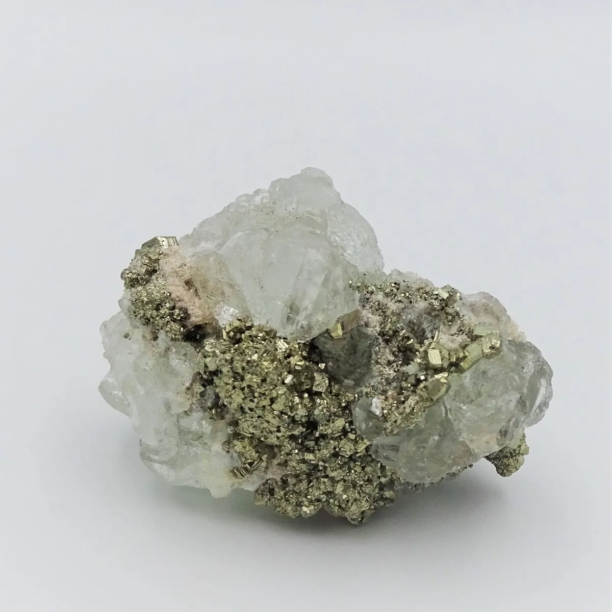 Fluorit kombinace s pyritem 73g, Peru