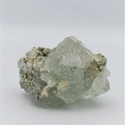 Fluorit kombinace s pyritem 73g, Peru