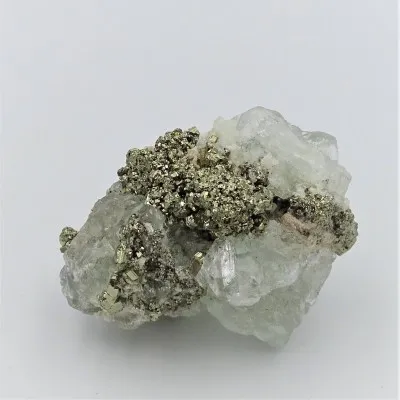 Fluorit kombinace s pyritem 73g, Peru