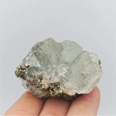 Fluorit kombinace s pyritem 73g, Peru