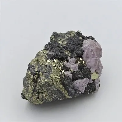 Fluorite combination with pyrite 115g, Peru