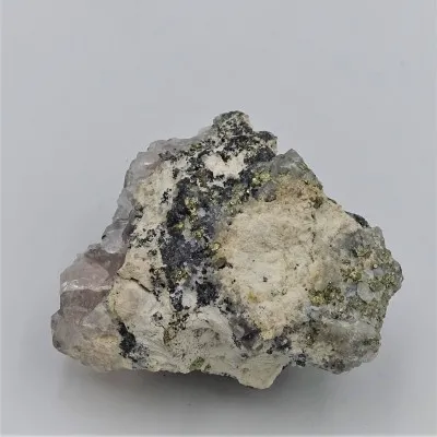 Fluorit kombinace s pyritem a galenitem 105g, Peru