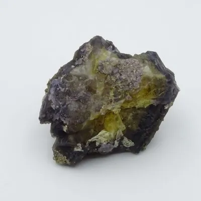 Fluorite - chalcopyrite collection piece 221g, Germany