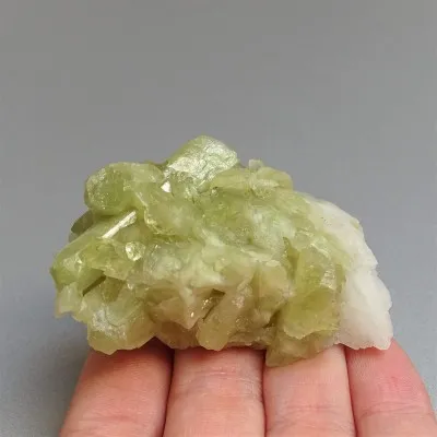 Brazilianite crystals in druse 71.7g, Brazil