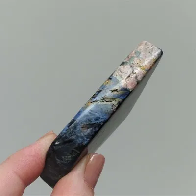 Pietersite polished mineral in top quality 64.4g, Nambia
