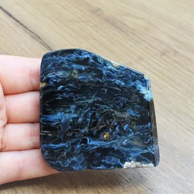 Pietersit polished natural mineral 99.2g, Namibia