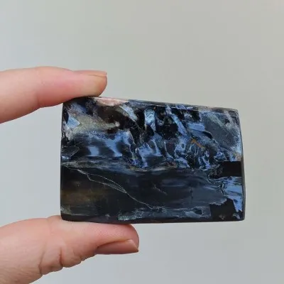 Pietersit leštěný přírodní minerál 80g, Nambie