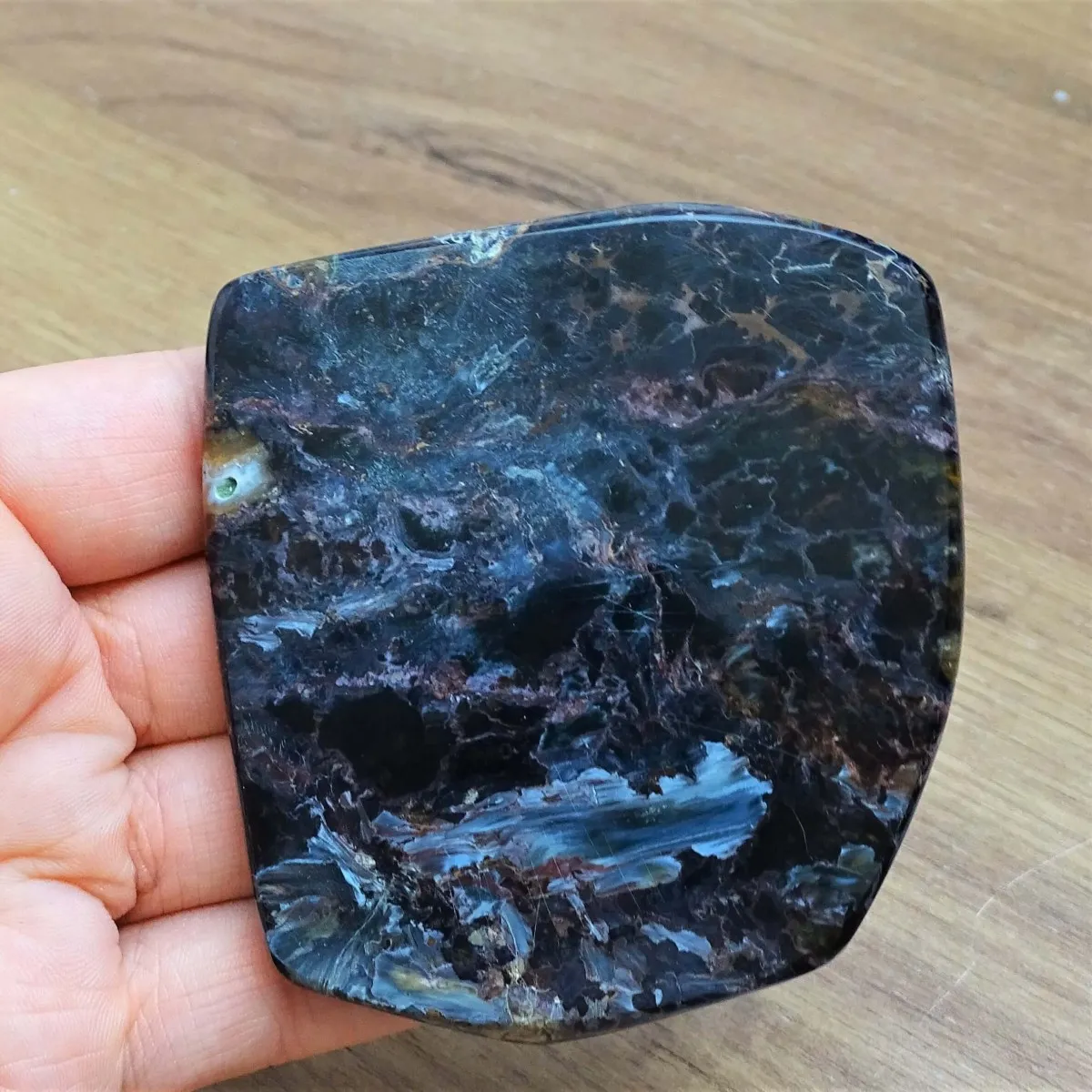 Pietersit leštěný přírodní minerál 145,3g, Nambie