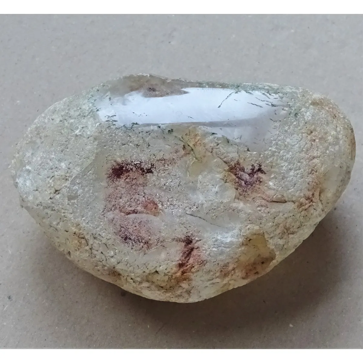 Lodolit (Kristall mit Einschlüssen) 437g, Brasilien