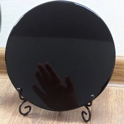 Obsidian mirror - 24cm, Mexico