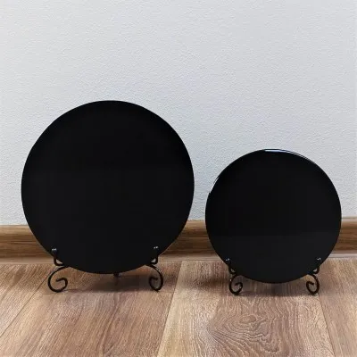 Obsidian-Spiegel - 24cm, Mexiko