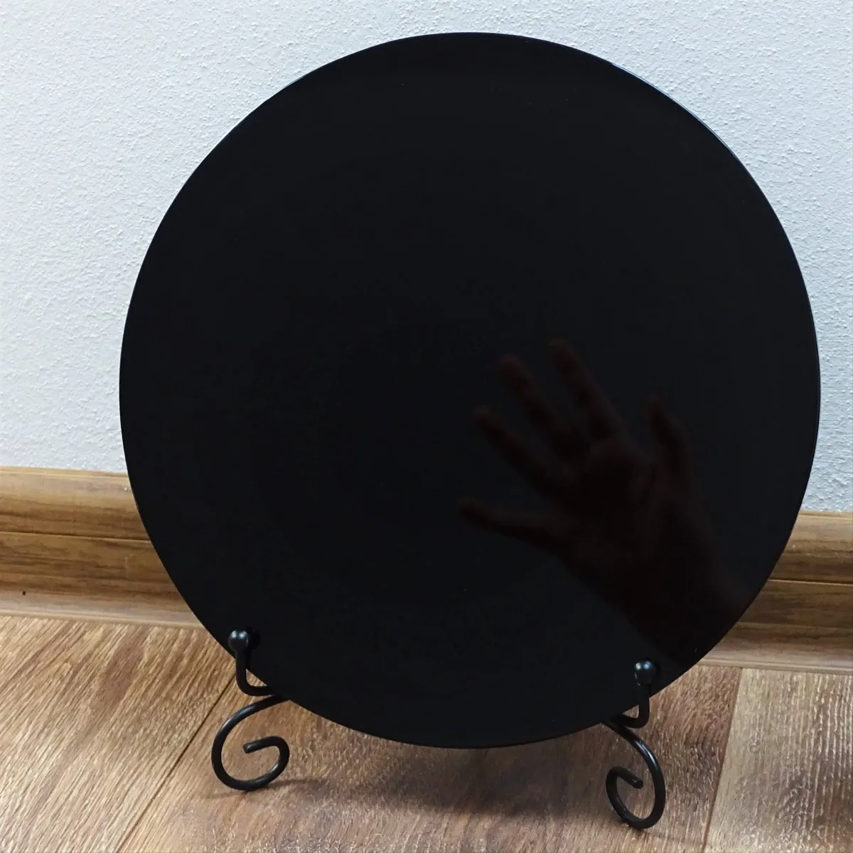 Obsidiánové zrcadlo - 24cm, Mexiko